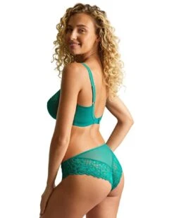 Panache Envy Brazilian Brief - Teal 10 Panache Envy Brazilian Brief - Teal -Belle Lingerie Store 66128 panache envy brazilian brief teal 5