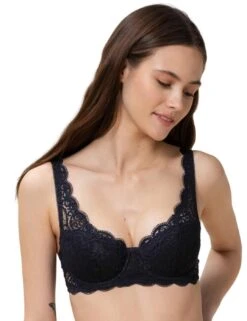 Triumph Amourette Half Padded Balcony Bra - Black