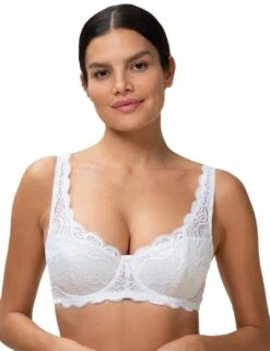 Triumph Amourette Half Padded Balcony Bra - White