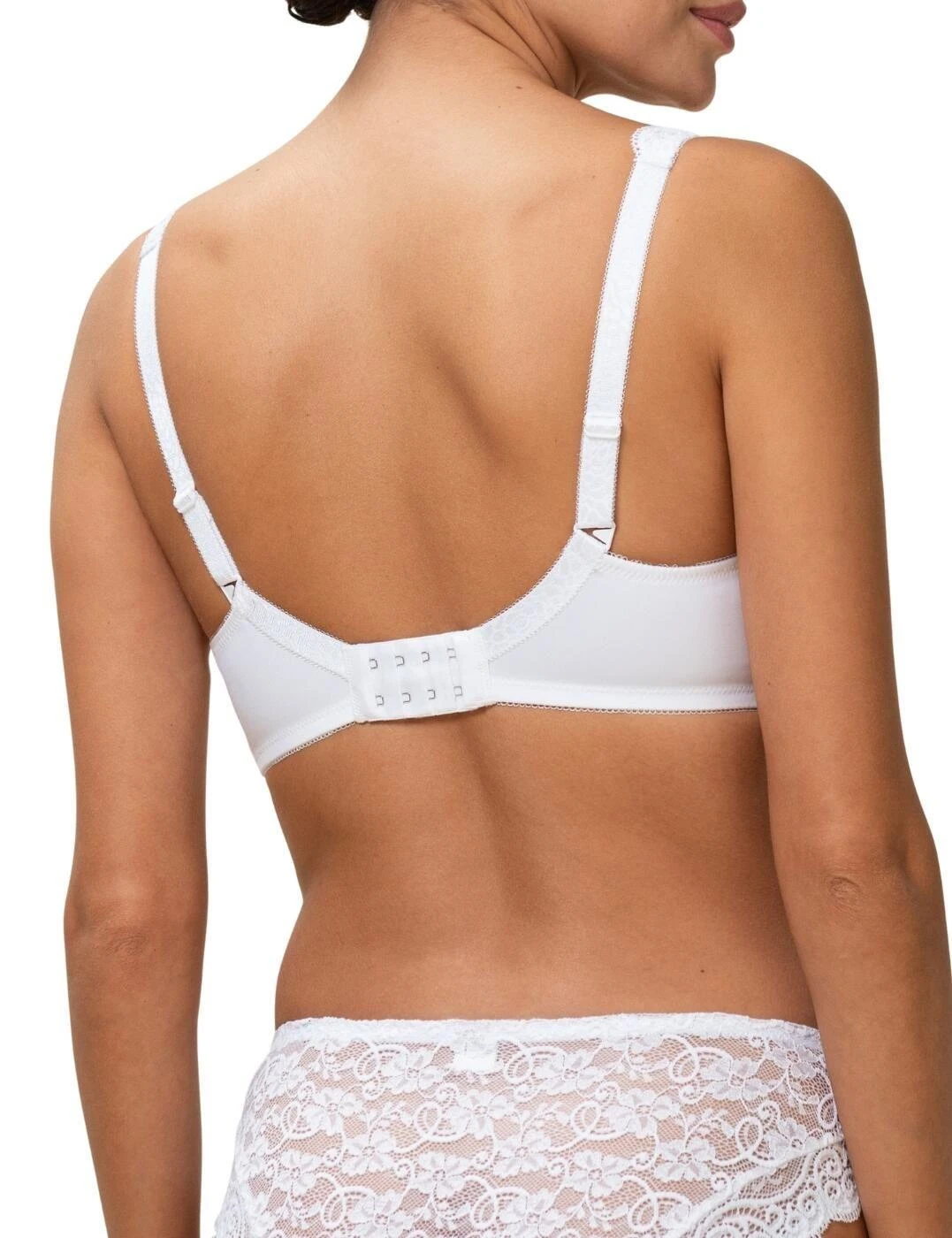 Triumph Amourette Half Padded Balcony Bra - White 2 Triumph Amourette Half Padded Balcony Bra - White - Image 2