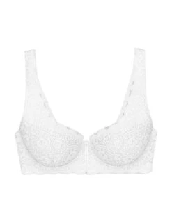 Triumph Amourette Half Padded Balcony Bra - White 8 Triumph Amourette Half Padded Balcony Bra - White -Belle Lingerie Store 66230 triumph amourette half padded balcony bra white 3