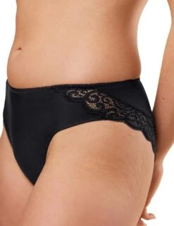 Triumph Amourette Tai Brief - Black -Belle Lingerie Store 66233 triumph amourette tai brief black 4