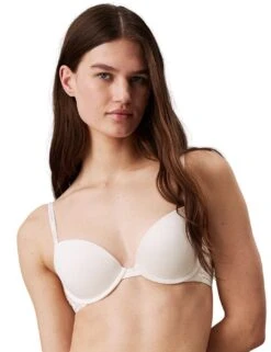 Calvin Klein CK Attraction Push Up Plunge Bra - Ivory