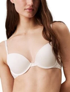 Calvin Klein CK Attraction Push Up Plunge Bra - Ivory -Belle Lingerie Store 66303 calvin klein ck attraction push up plunge bra ivory 3