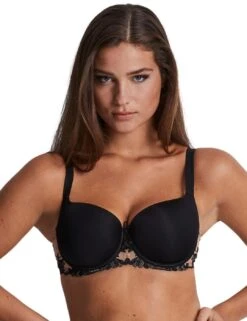 Aubade Lovessence Comfort Moulded Half Cup Bra - Noir