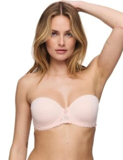 Marie Jo Jadei Padded Strapless Bra - Glossy Pink