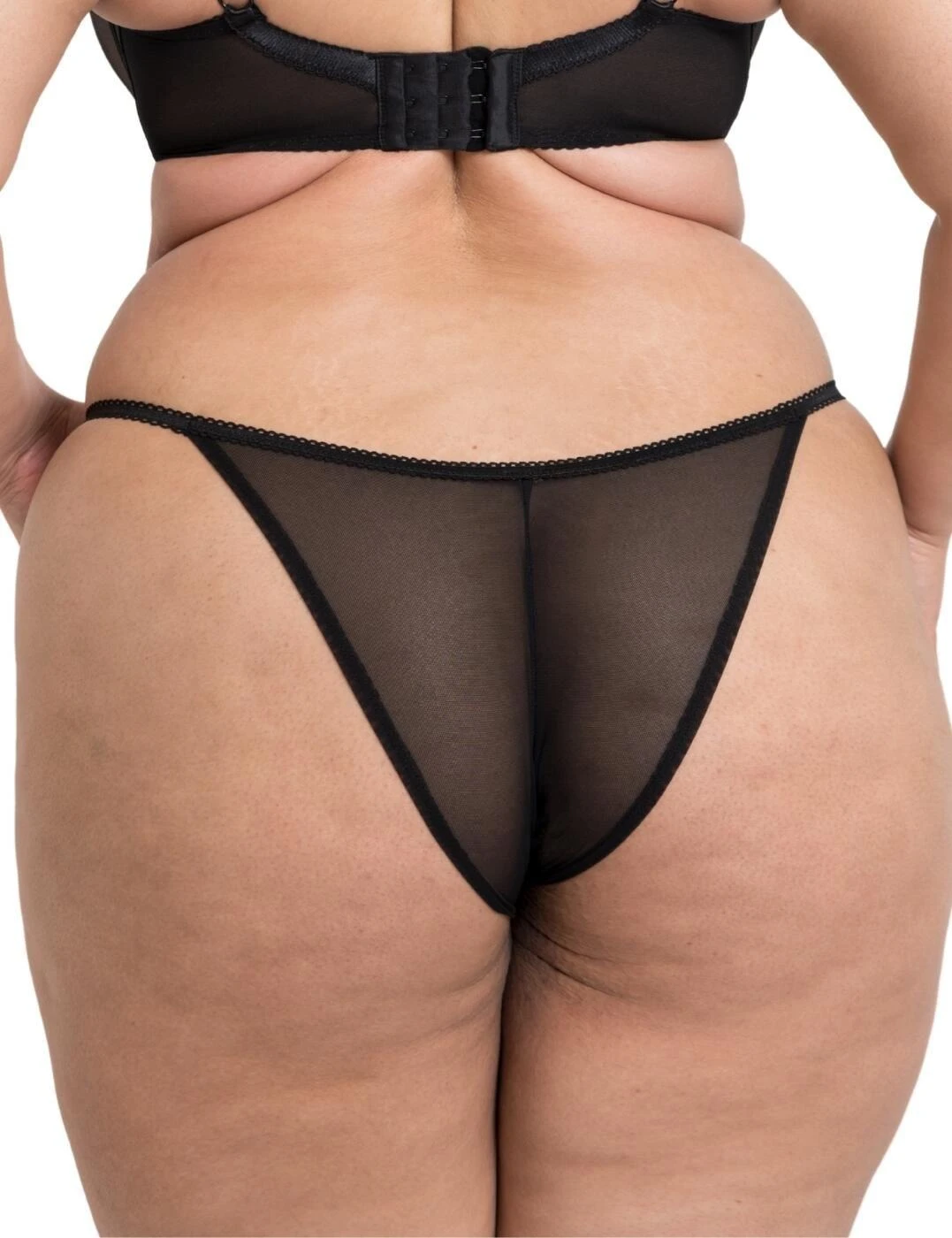 Curvy Kate Strawberry Crush Brazilian Brief - Black Multi 2 Curvy Kate Strawberry Crush Brazilian Brief - Black Multi - Image 2