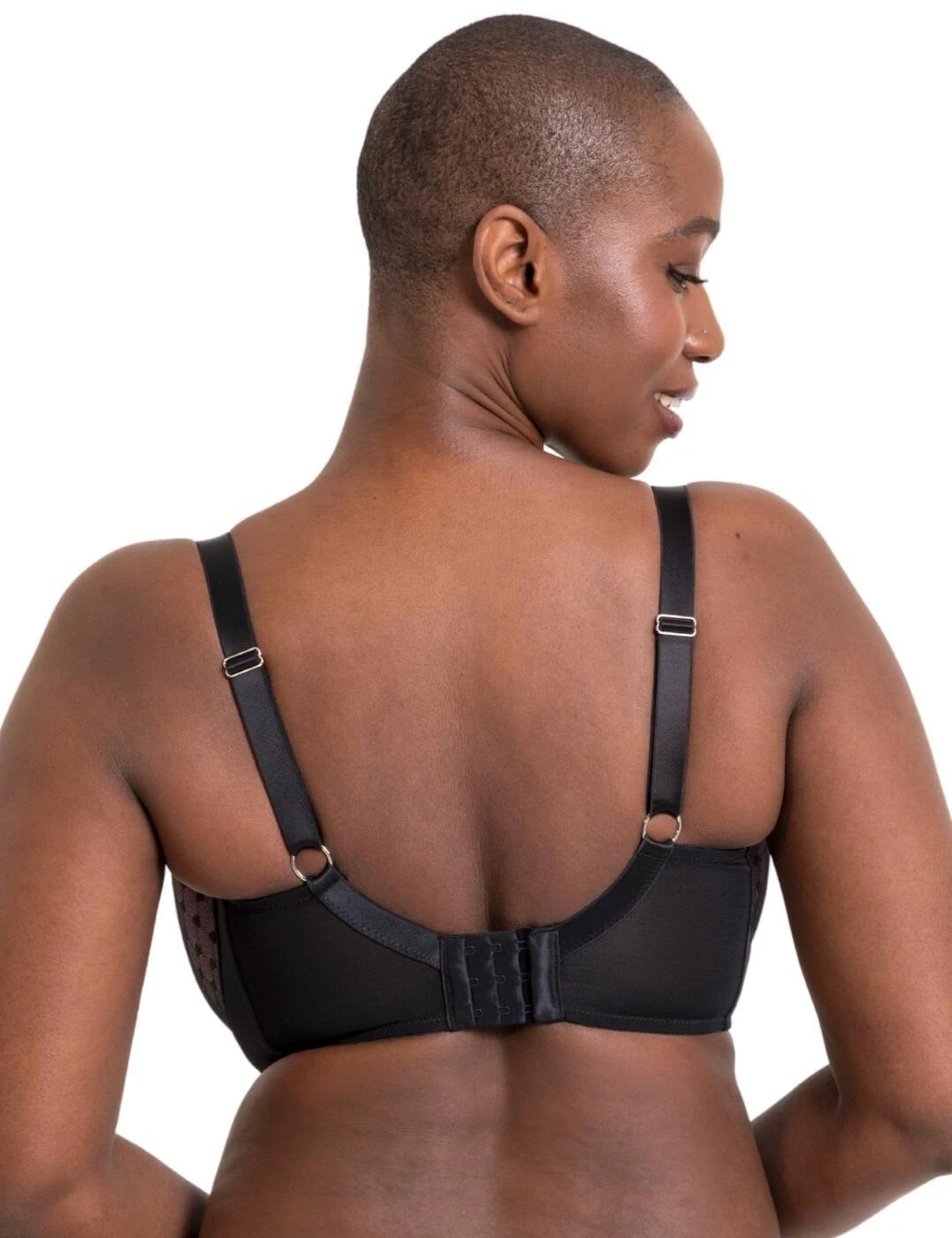 Curvy Kate Boost Heartbreaker Padded Balcony Bra - Black/Pink 3 Curvy Kate Boost Heartbreaker Padded Balcony Bra - Black/Pink - Image 3