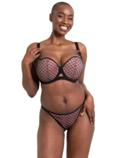 Curvy Kate Boost Heartbreaker Padded Balcony Bra - Black/Pink 15 Curvy Kate Boost Heartbreaker Padded Balcony Bra - Black/Pink -Belle Lingerie Store 66605 curvy kate boost heartbreaker padded balcony bra blackpink 5