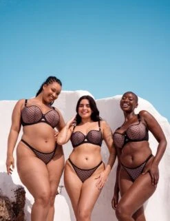 Curvy Kate Boost Heartbreaker Padded Balcony Bra - Black/Pink 17 Curvy Kate Boost Heartbreaker Padded Balcony Bra - Black/Pink -Belle Lingerie Store 66605 curvy kate boost heartbreaker padded balcony bra blackpink 7