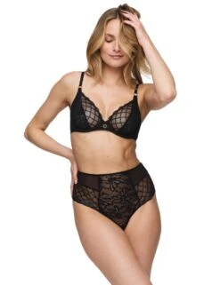 Marie Jo Aven Luxury Thong - Black -Belle Lingerie Store 66627 marie jo aven luxury thong black 6