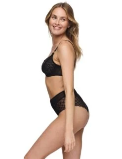 Marie Jo Aven Luxury Thong - Black -Belle Lingerie Store 66627 marie jo aven luxury thong black 8