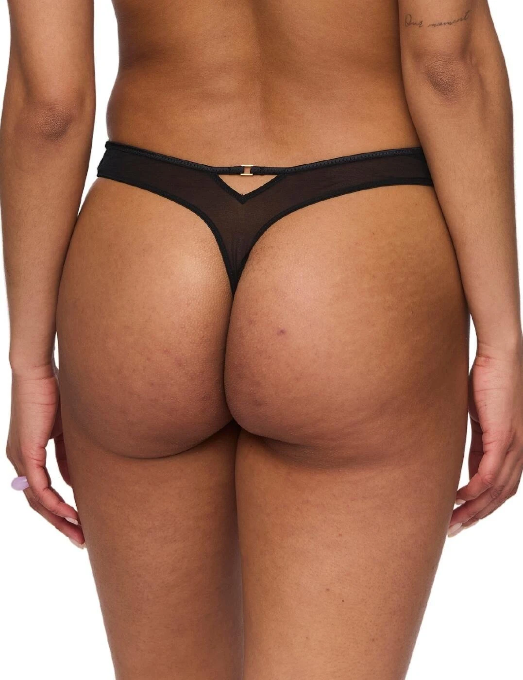 Marie Jo Aven Thong - Black 2 Marie Jo Aven Thong - Black - Image 2