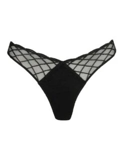 Marie Jo Aven Thong - Black 12 Marie Jo Aven Thong - Black -Belle Lingerie Store 66628 marie jo aven thong black 4