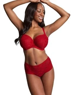 Panache Tango Lace Balcony Bra - Scarlet 9 Panache Tango Lace Balcony Bra - Scarlet -Belle Lingerie Store 66637 panache tango lace balcony bra scarlet 4