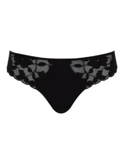 Panache Amour Brazilian Brief - Black -Belle Lingerie Store 66640 panache amour brazilian brief black 3