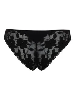 Panache Amour Brazilian Brief - Black -Belle Lingerie Store 66640 panache amour brazilian brief black 4