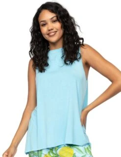 Cyberjammies Paige Jersey Relaxed Vest - Light Blue