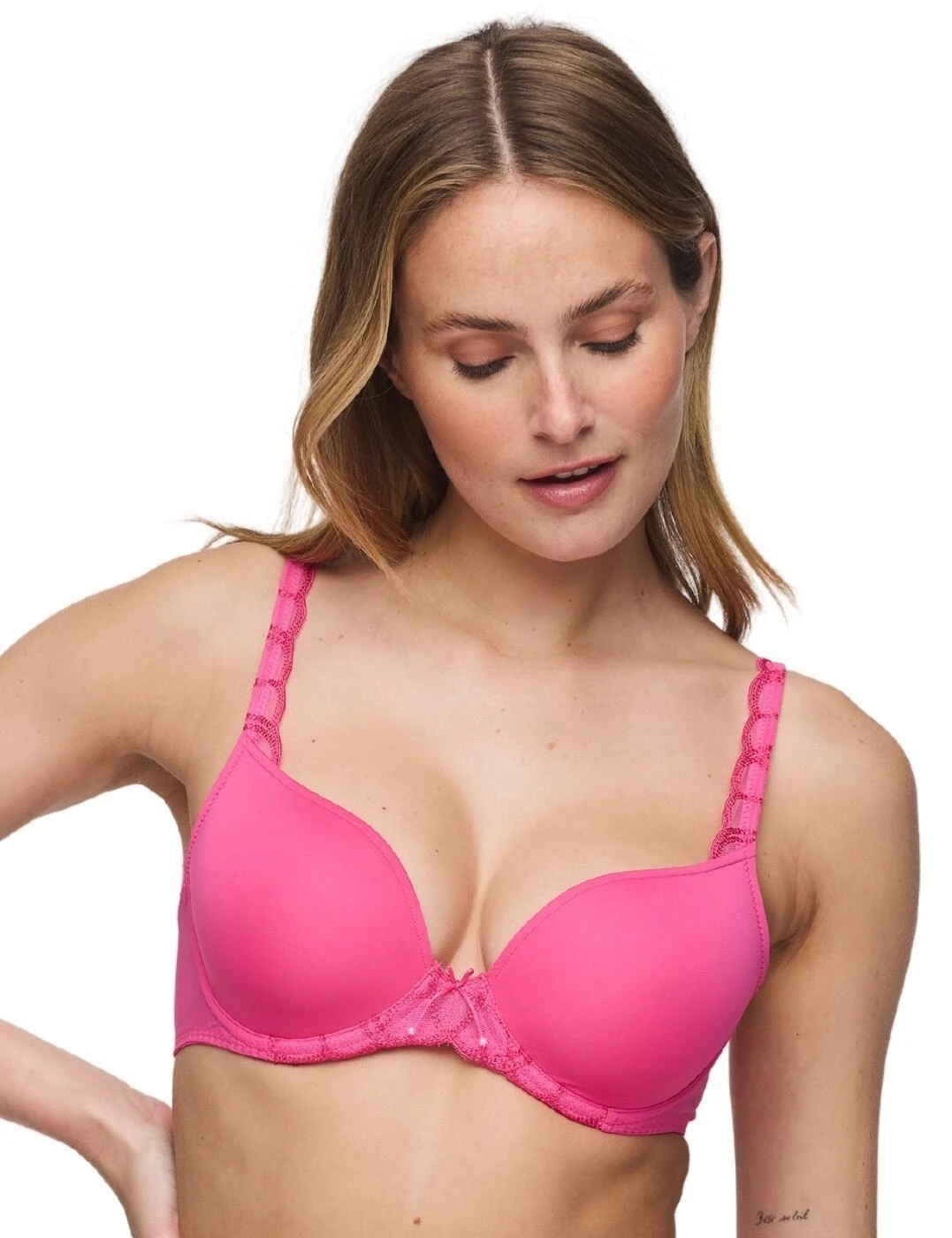Marie Jo Heleen Padded Heartshape Bra - Hollywood Pink 1 Marie Jo Heleen Padded Heartshape Bra - Hollywood Pink