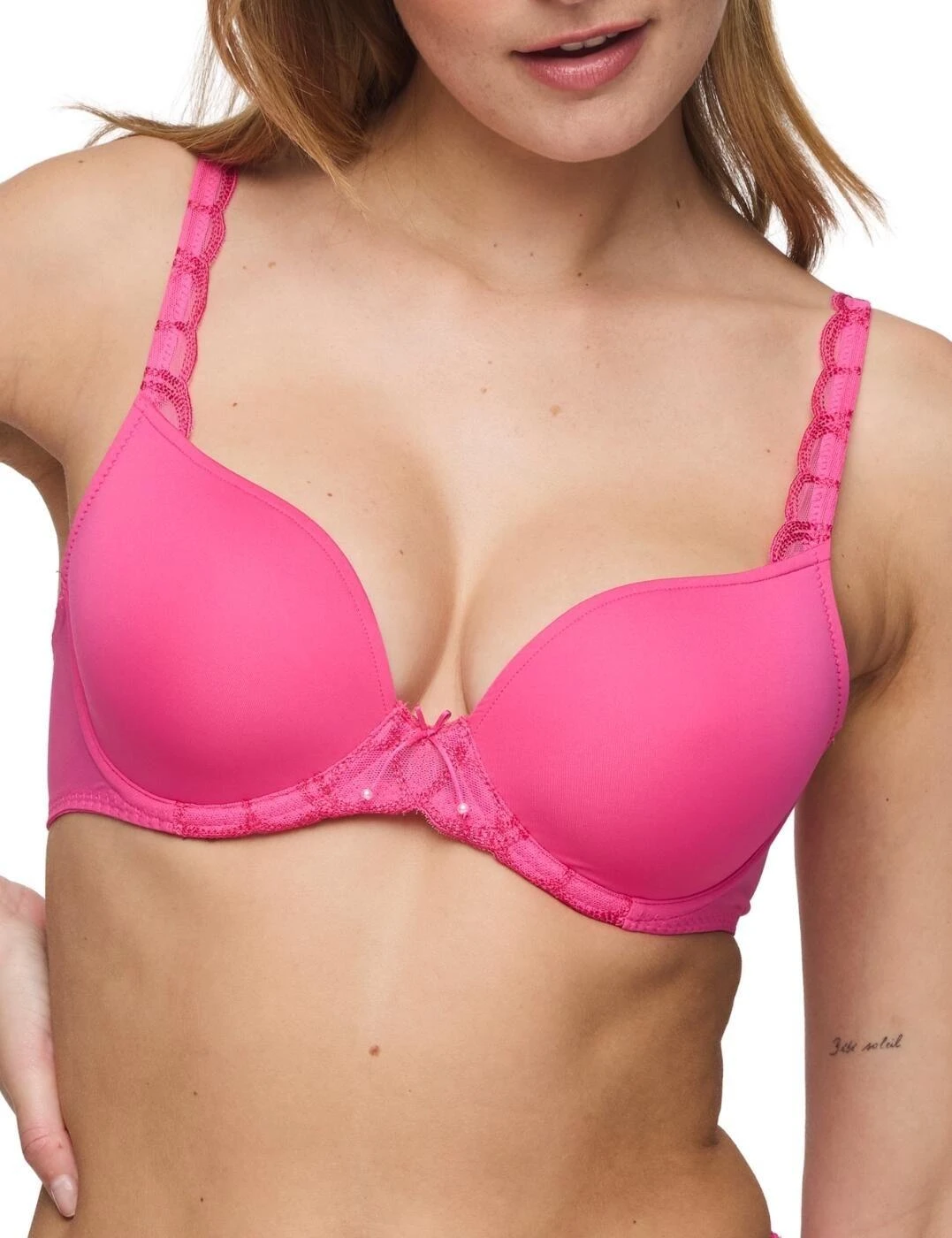 Marie Jo Heleen Padded Heartshape Bra - Hollywood Pink 5 Marie Jo Heleen Padded Heartshape Bra - Hollywood Pink - Image 5