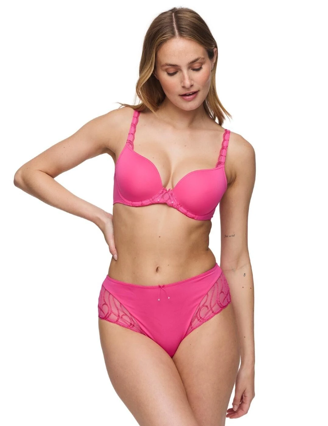 Marie Jo Heleen Padded Heartshape Bra - Hollywood Pink 8 Marie Jo Heleen Padded Heartshape Bra - Hollywood Pink - Image 8