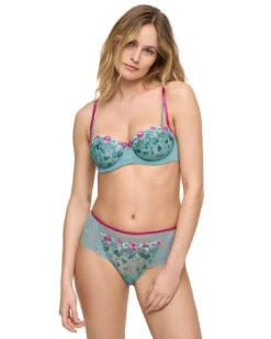 Marie Jo Lizelot Balcony Bra - Bali Green -Belle Lingerie Store 66832 marie jo lizelot balcony bra bali green 4