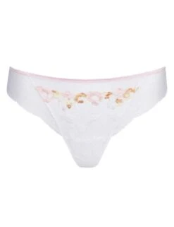 Marie Jo Lizelot Thong - White -Belle Lingerie Store 66838 marie jo lizelot thong white 4