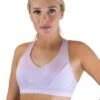 Shock Absorber Pump Padded Sports Bra - Purple