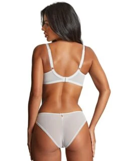 Panache Charlotte Brazilian Brief - White -Belle Lingerie Store 66890 panache charlotte brazilian brief white 6