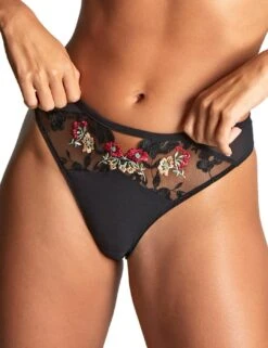 Panache Ottilie Brazilian Brief - Black 12 Panache Ottilie Brazilian Brief - Black -Belle Lingerie Store 66894 panache ottilie brazilian brief black 3