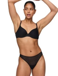 Marie Jo Basyl Thong - Black -Belle Lingerie Store 66926 marie jo basyl thong black 10