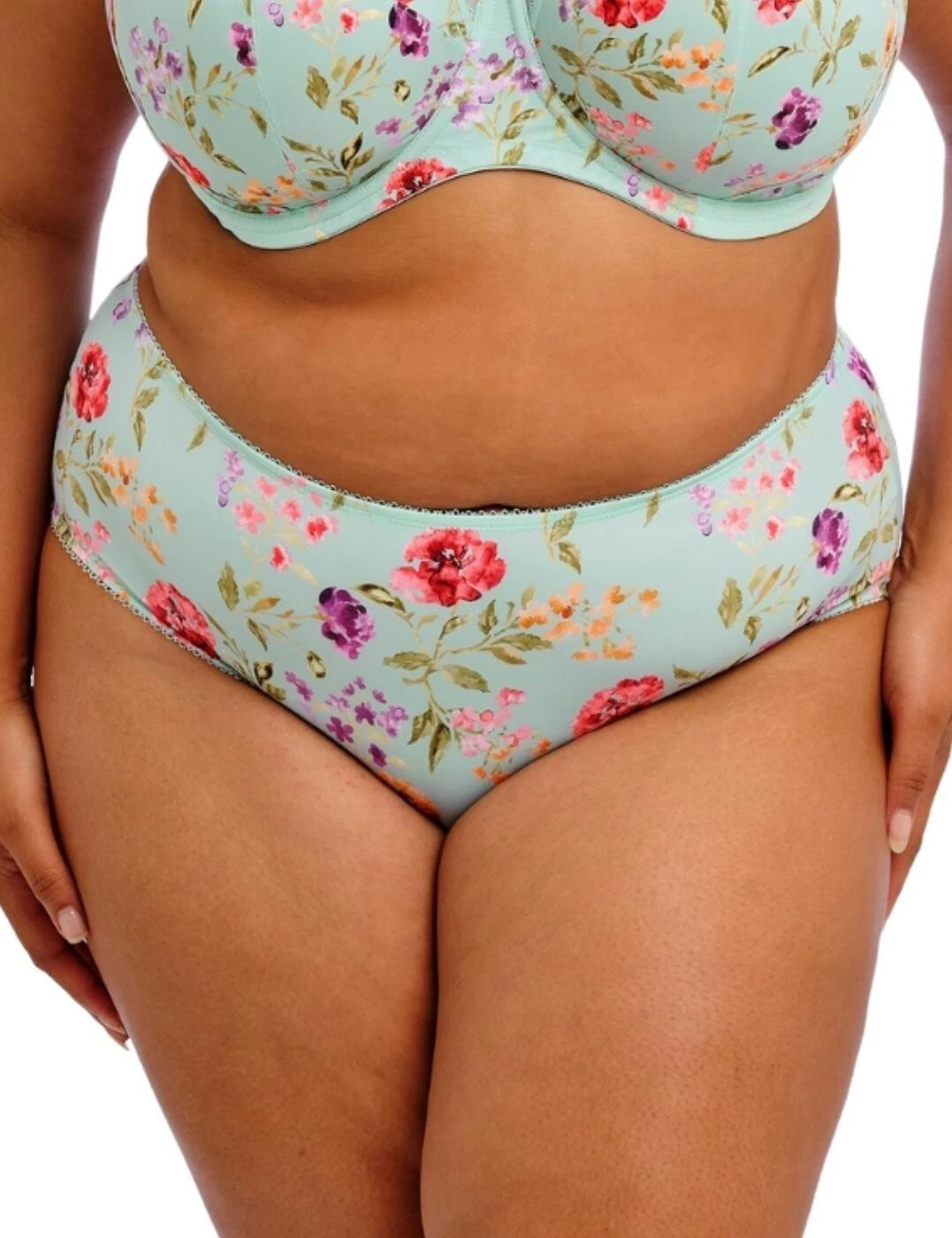 Goddess Kayla High Waist Brief - Blue Haze 1 Goddess Kayla High Waist Brief - Blue Haze