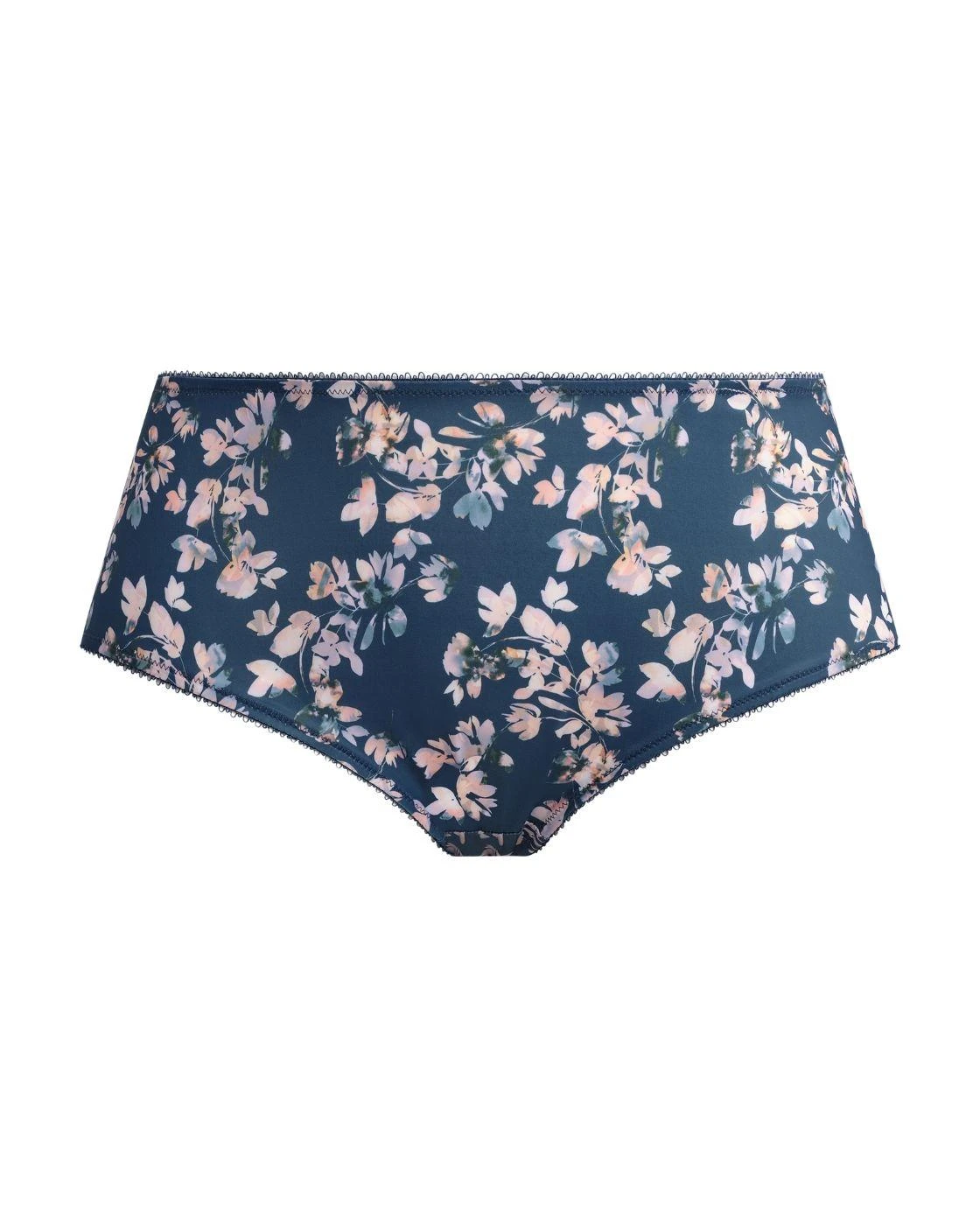 Goddess Kayla High Waist Brief - Teal Blossom 4 Goddess Kayla High Waist Brief - Teal Blossom - Image 4