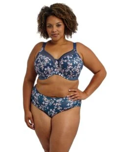 Goddess Kayla High Waist Brief - Teal Blossom 11 Goddess Kayla High Waist Brief - Teal Blossom -Belle Lingerie Store 66938 goddess kayla high waist brief teal blossom 5