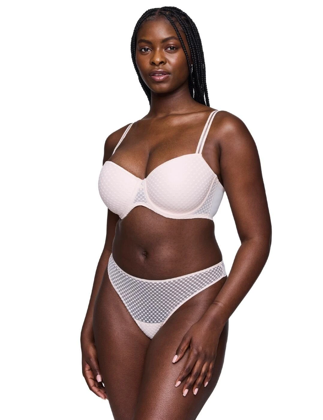 Prima Donna Twist Glass Beach Thong - Crystal Pink 8 Prima Donna Twist Glass Beach Thong - Crystal Pink - Image 8