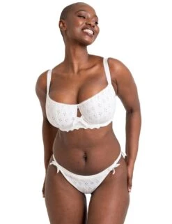 Curvy Kate Flora Tanga Brief - White -Belle Lingerie Store 67016 curvy kate flora tanga brief white 4