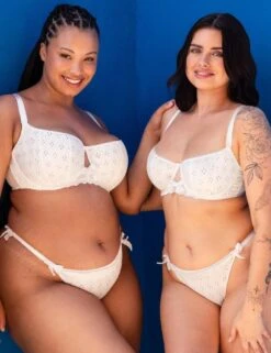 Curvy Kate Flora Tanga Brief - White -Belle Lingerie Store 67016 curvy kate flora tanga brief white 5