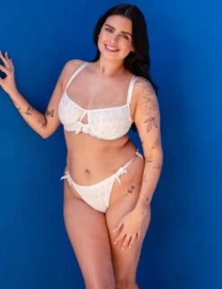 Curvy Kate Flora Tanga Brief - White -Belle Lingerie Store 67016 curvy kate flora tanga brief white 7