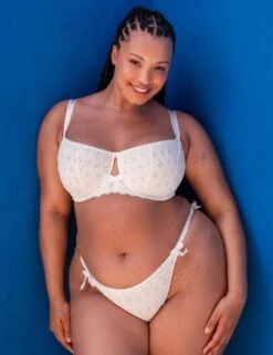 Curvy Kate Flora Tanga Brief - White -Belle Lingerie Store 67016 curvy kate flora tanga brief white 9