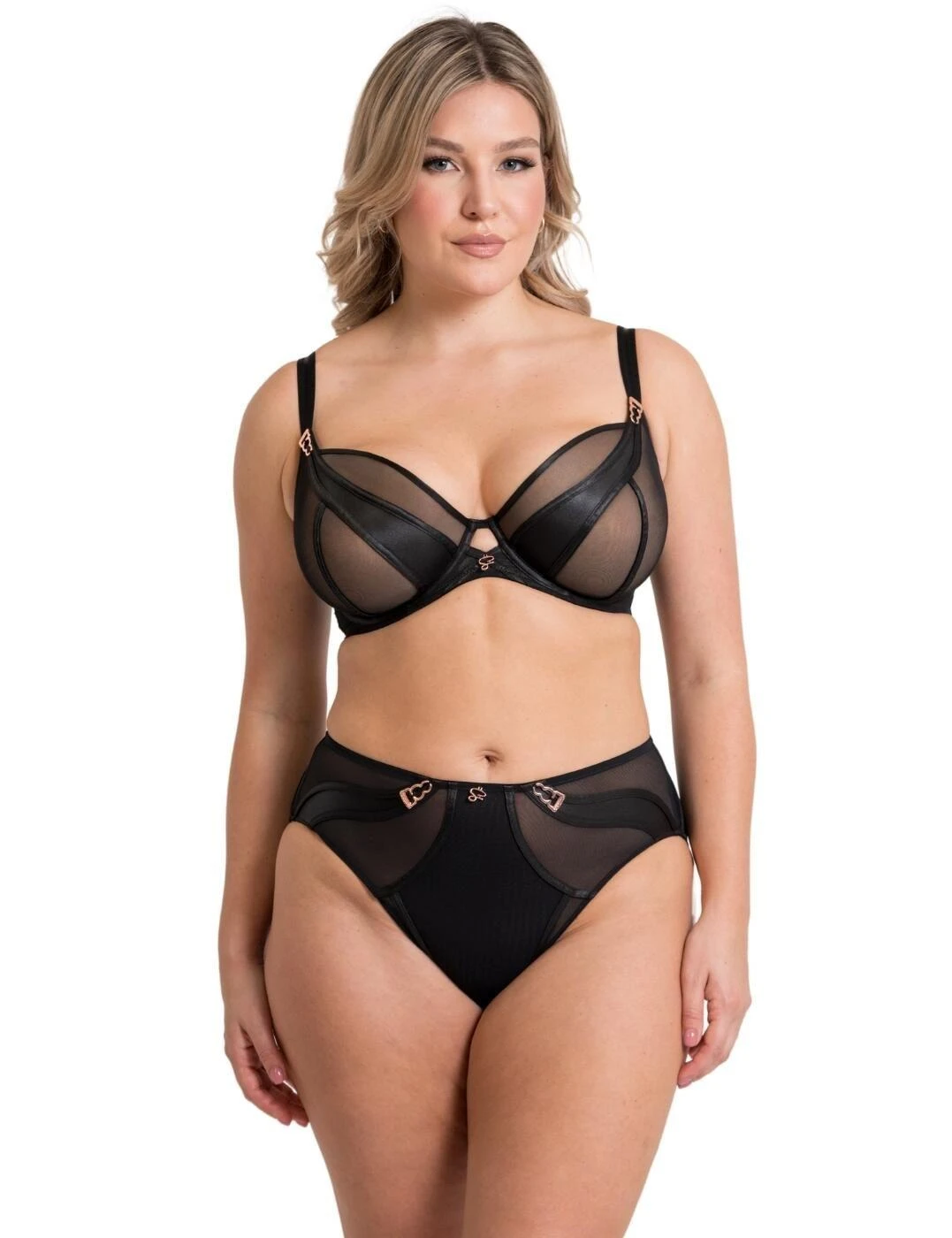 Scantilly By Curvy Kate Suspense High Waist Brief - Black 4 Scantilly By Curvy Kate Suspense High Waist Brief - Black - Image 4