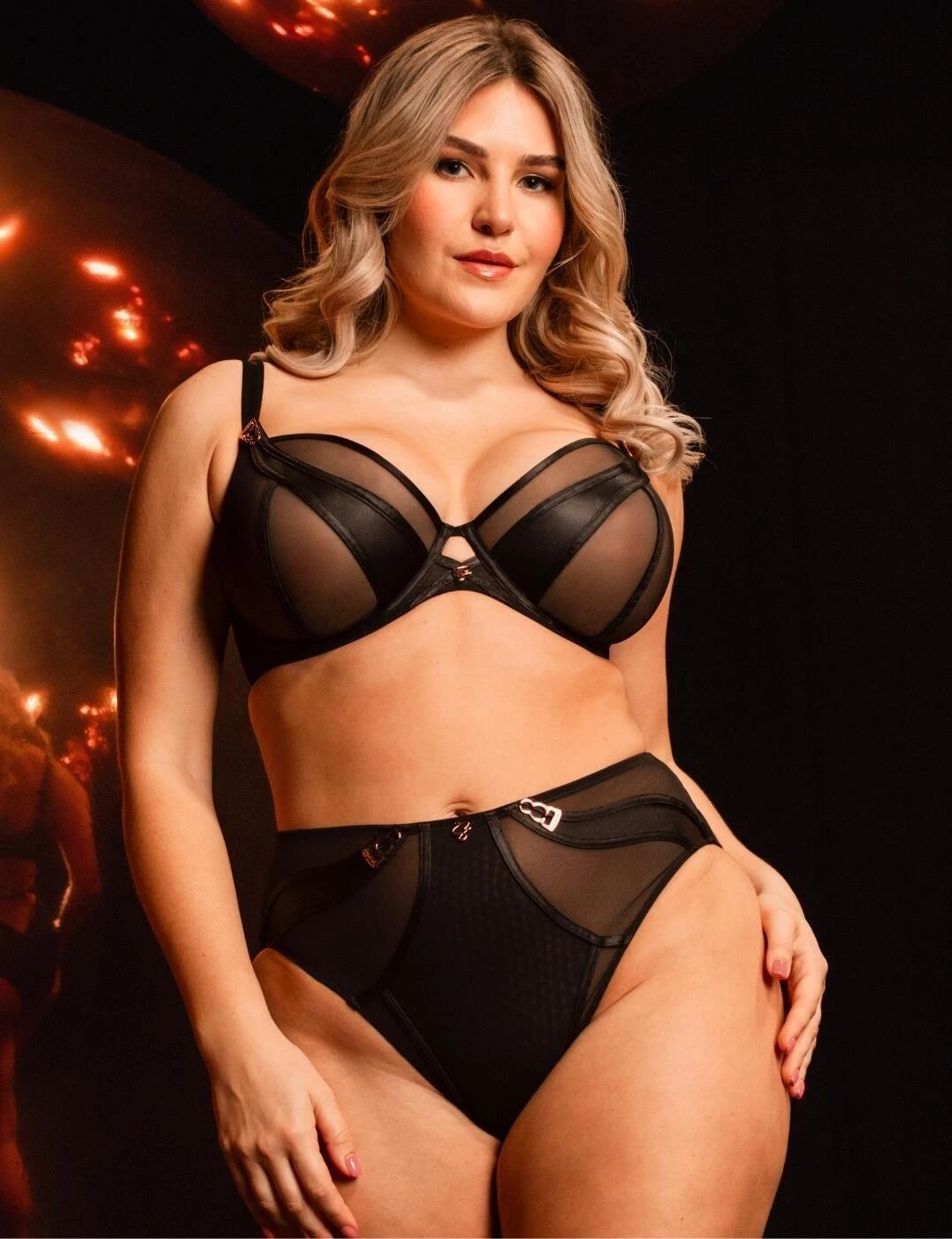 Scantilly By Curvy Kate Suspense High Waist Brief - Black 6 Scantilly By Curvy Kate Suspense High Waist Brief - Black - Image 6