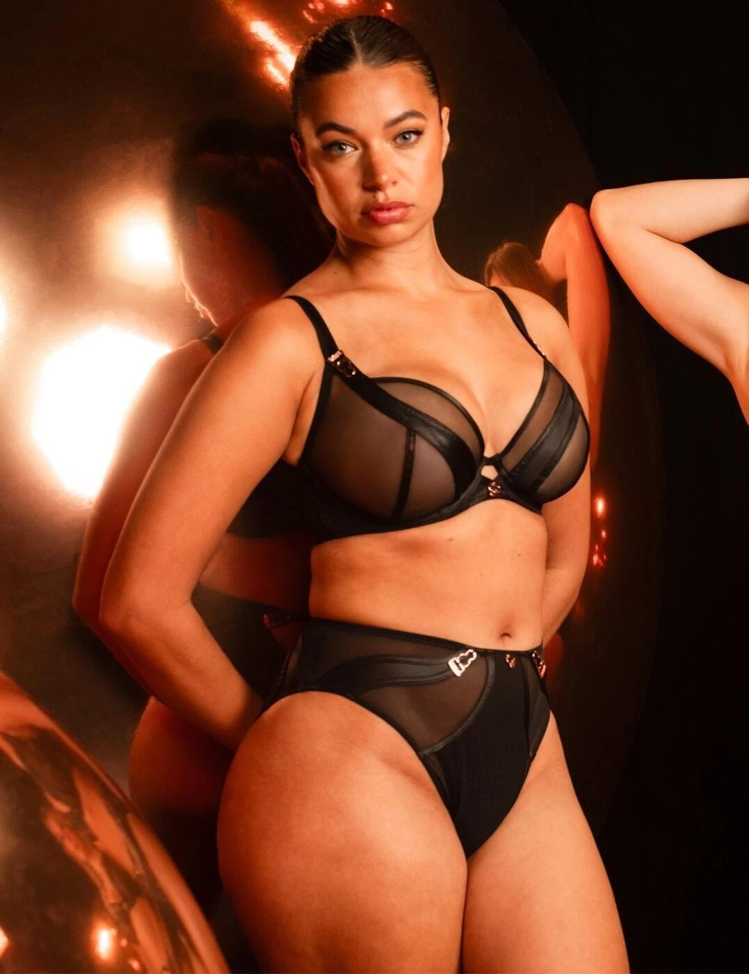Scantilly By Curvy Kate Suspense High Waist Brief - Black 9 Scantilly By Curvy Kate Suspense High Waist Brief - Black - Image 9