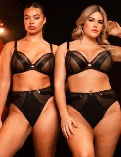 Scantilly By Curvy Kate Suspense Plunge Bra - Black -Belle Lingerie Store 67047 scantilly by curvy kate suspense plunge bra black 10