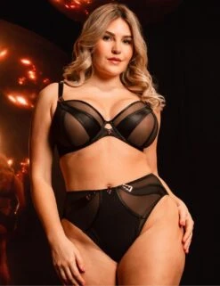 Scantilly By Curvy Kate Suspense Plunge Bra - Black -Belle Lingerie Store 67047 scantilly by curvy kate suspense plunge bra black 6