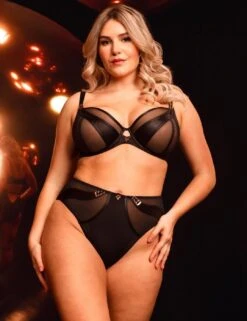 Scantilly By Curvy Kate Suspense Plunge Bra - Black -Belle Lingerie Store 67047 scantilly by curvy kate suspense plunge bra black 7