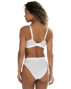 Pour Moi Geo Sculpt Fuller Bust Non Wired Bralette - White -Belle Lingerie Store 67066 pour moi geo sculpt fuller bust non wired bralette white 6