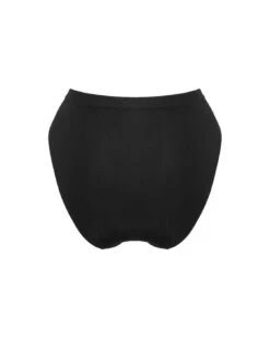 Pour Moi Geo Sculpt High Leg Brief - Black -Belle Lingerie Store 67067 pour moi geo sculpt high leg brief black 5