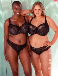 Curvy Kate Lovelace Brazilian Brief - Black/Taupe 19 Curvy Kate Lovelace Brazilian Brief - Black/Taupe -Belle Lingerie Store 67102 curvy kate lovelace brazilian brief blacktaupe 10