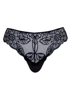 Curvy Kate Lovelace Brazilian Brief - Black/Taupe 12 Curvy Kate Lovelace Brazilian Brief - Black/Taupe -Belle Lingerie Store 67102 curvy kate lovelace brazilian brief blacktaupe 3