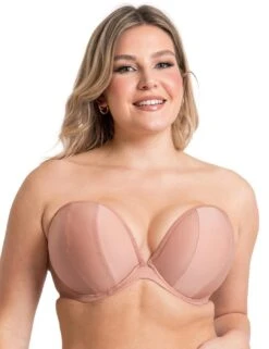 Curvy Kate Superhero Multiway Padded Plunge Bra - Latte